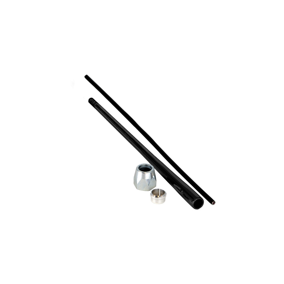 12" STRAIGHT BLACK REPLACEMENT LEVER KIT WITH COMPRESSION END