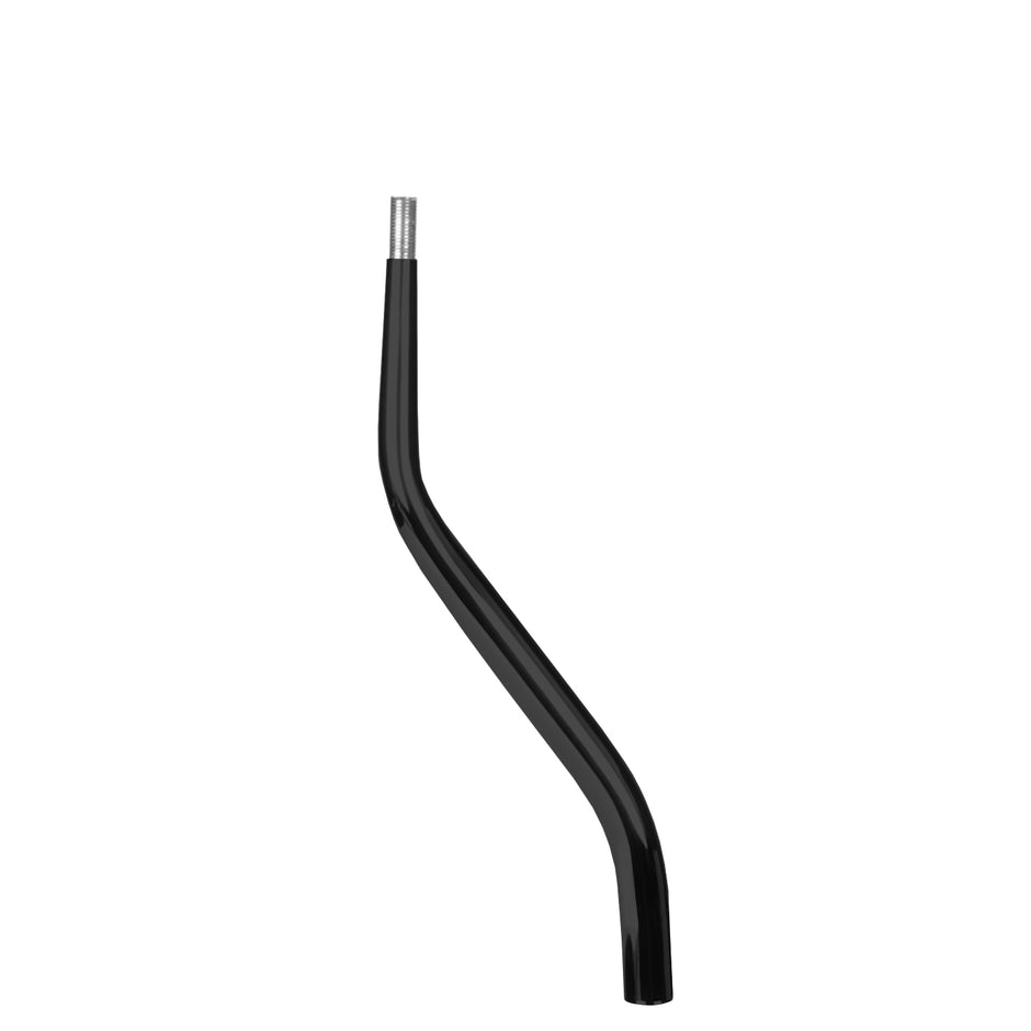 12" DOUBLE BEND BLACK REPLACEMENT LEVER KIT WITH COMPRESSION END