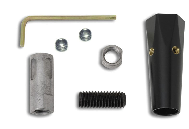 SHIFT KNOB ADAPTER  BLACK 3/8"-16