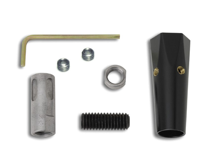 SHIFT KNOB ADAPTER  BLACK 3/8"-24