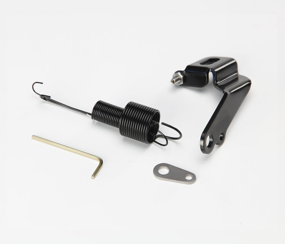 BRACKET AND SPRINGS KICKDOWN BLACK STAINLESS STEEL