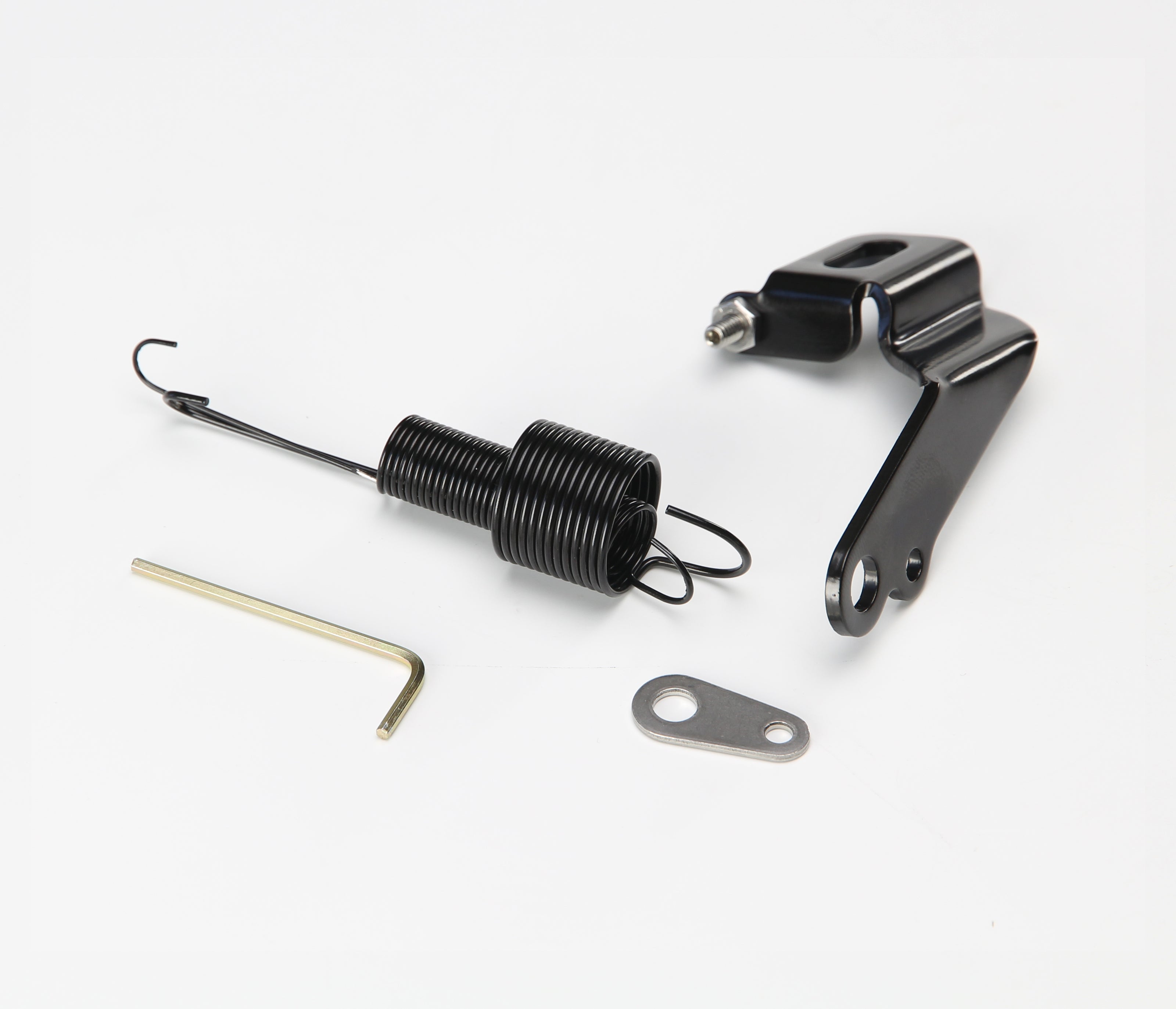 BRACKET AND SPRINGS KICKDOWN BLACK STAINLESS STEEL