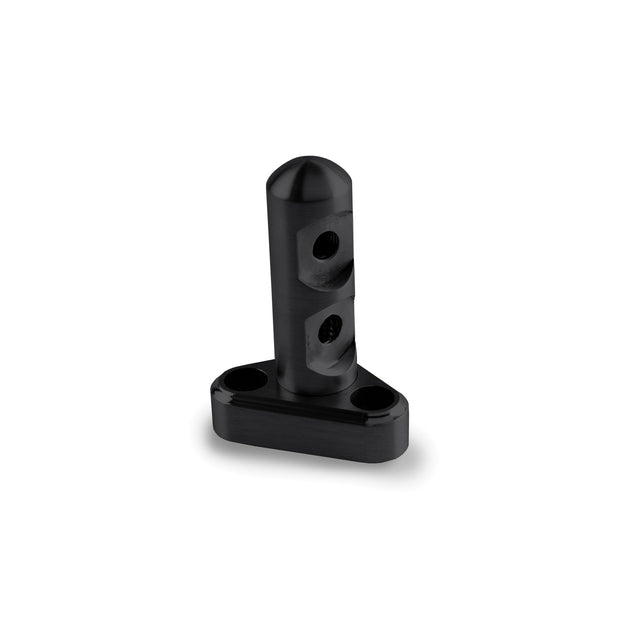 BRACKET 98-99 LS1 TB WITH 3" LINKAGE CAM DOUBLE STUD BLACK BILLET ALUMINUM