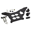 BLACK BILLET ALUMINUM THROTTLE BRACKET WITH KICKDOWN & SPRING RETURN KIT