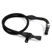 HI-TECH FLEXIBLE BLACK STAINLESS FIREWALL MOUNT TRANS DIPSTICK FOR C-4 PAN FILL