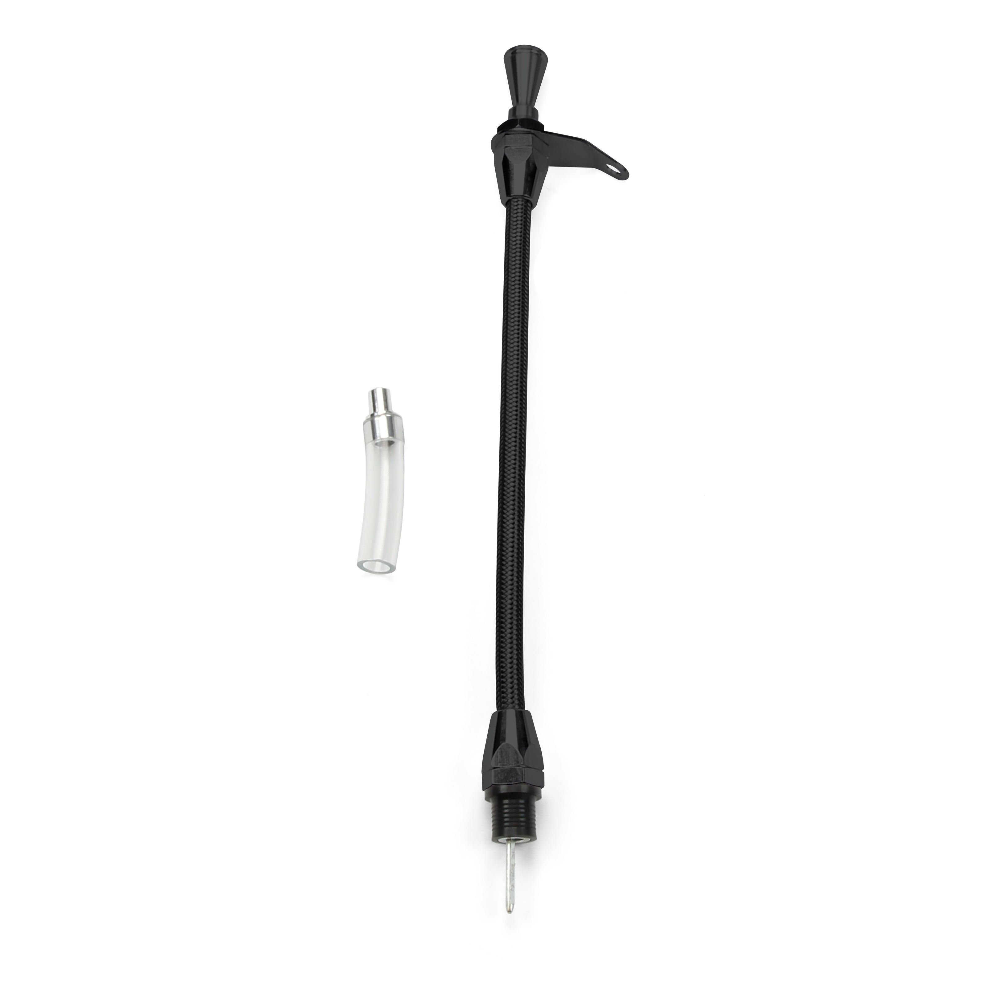 HI-TECH FLEXIBLE BLACK STAINLESS TRANS MOUNT TRANS DIPSTICK FOR TH-400
