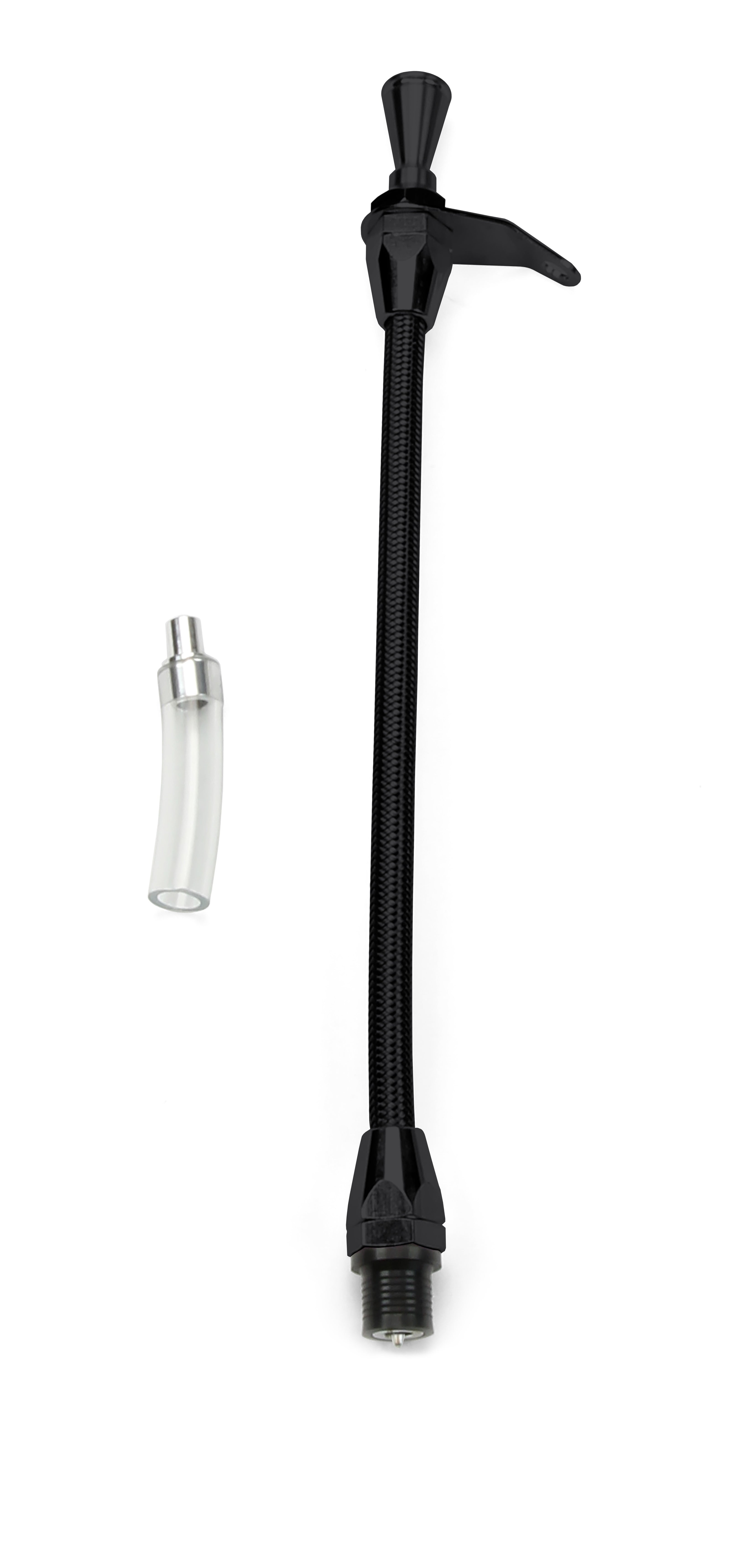 HI-TECH FLEXIBLE BLACK STAINLESS TRANS MOUNT TRANS DIPSTICK FOR 727