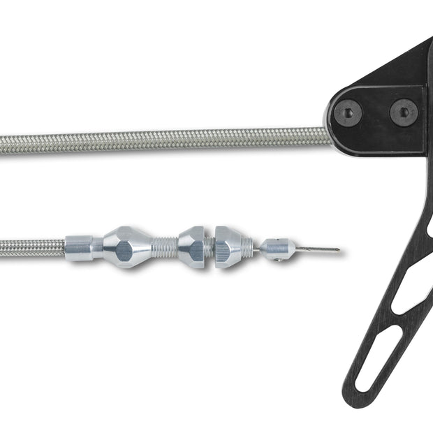 BLACK HI-TECH STAINLESS TRUNK RELEASE CABLE KIT FOR RIGHT HAND DRIVE