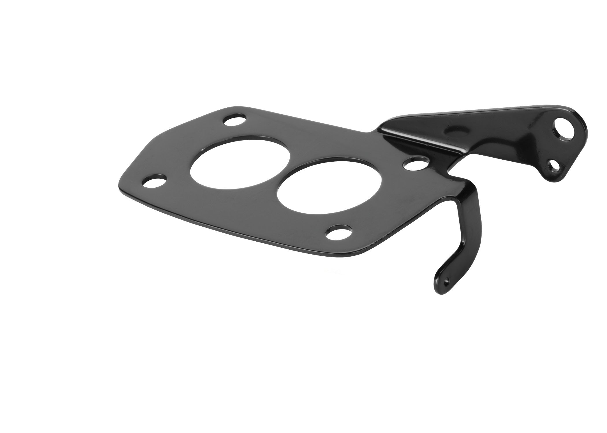 BLACK STAINLESS STEEL BRACKET 4 BOLT ROCHESTER TRI-POWER