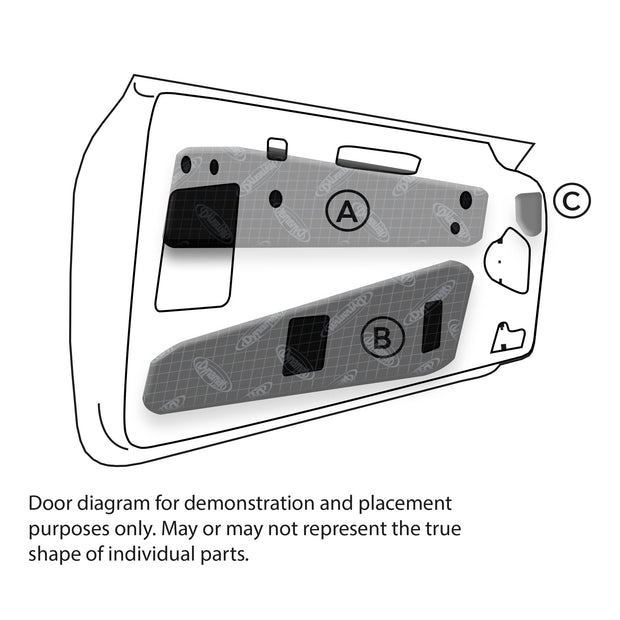 2020-2024 Tesla Model Y Doors Sound Deadening Kits