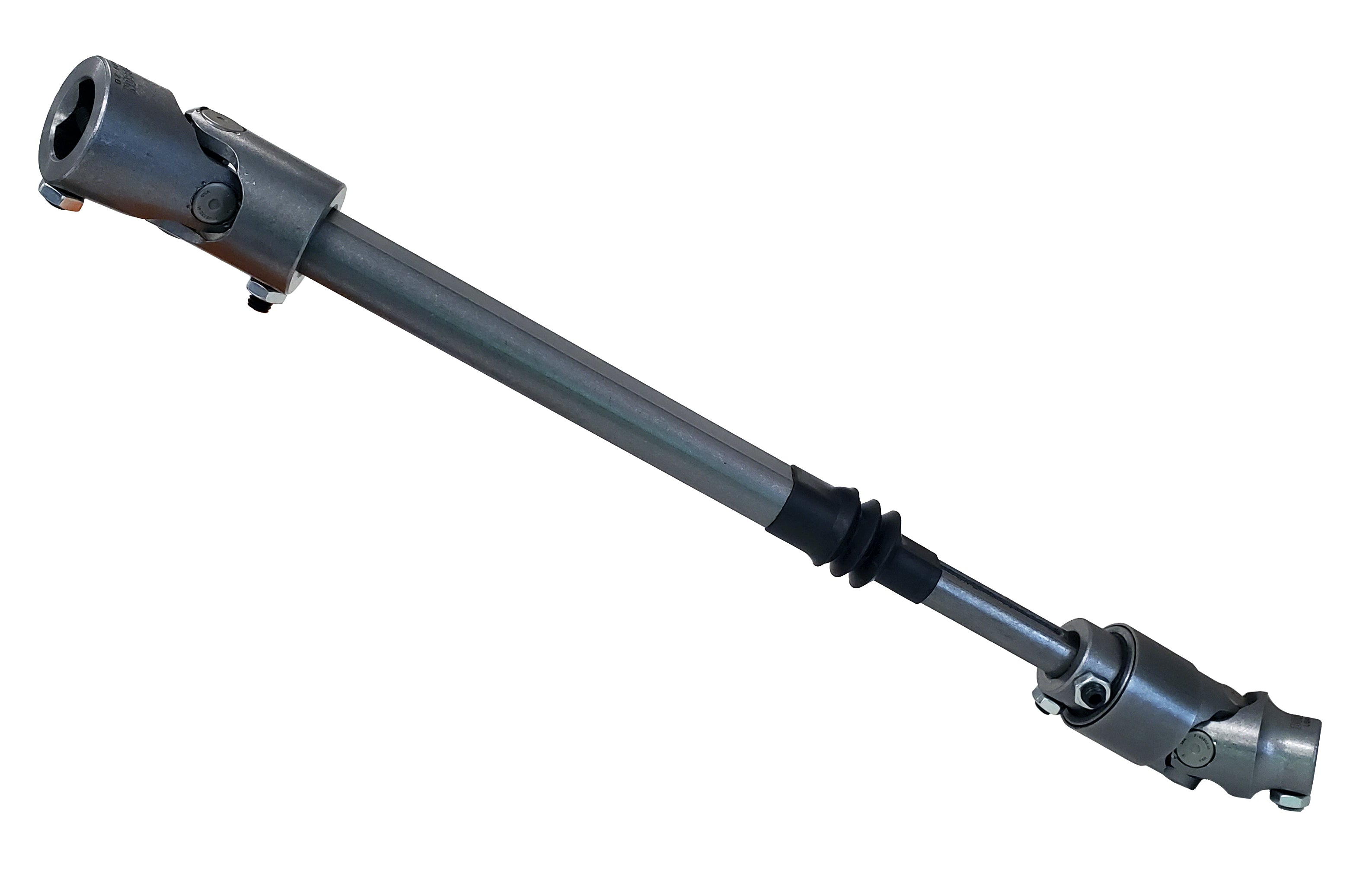Borgeson - Steering Shaft - P/N: 000315 - 1978-1988 GM G-Body and 1982-1992 F-Body telescopic steel steering shaft. Connects from factory column to steering box. Includes one billet universal joint and vibration reducer universal joint.