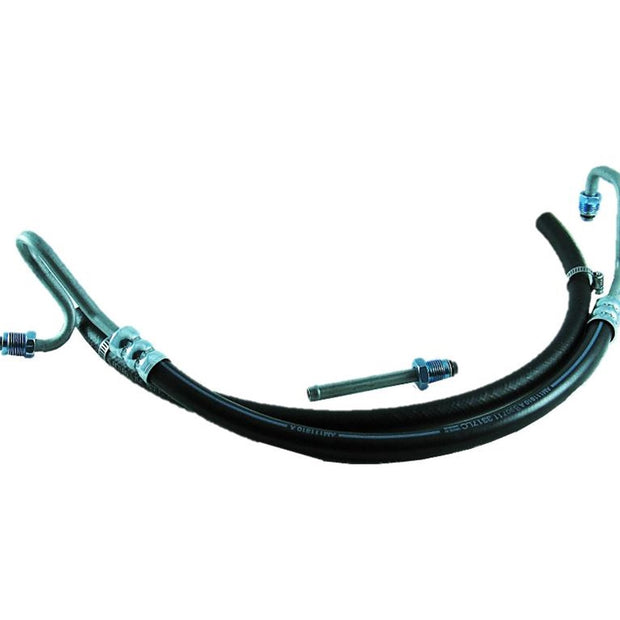 Borgeson - Power Steering Hose Kit - P/N: 925116 - Dodge Power Steering Hose Kit, OEM Style Rubber, 1994-1996 Diesel with Vacuum Brakes. Includes pressure and return hose and all clamps.