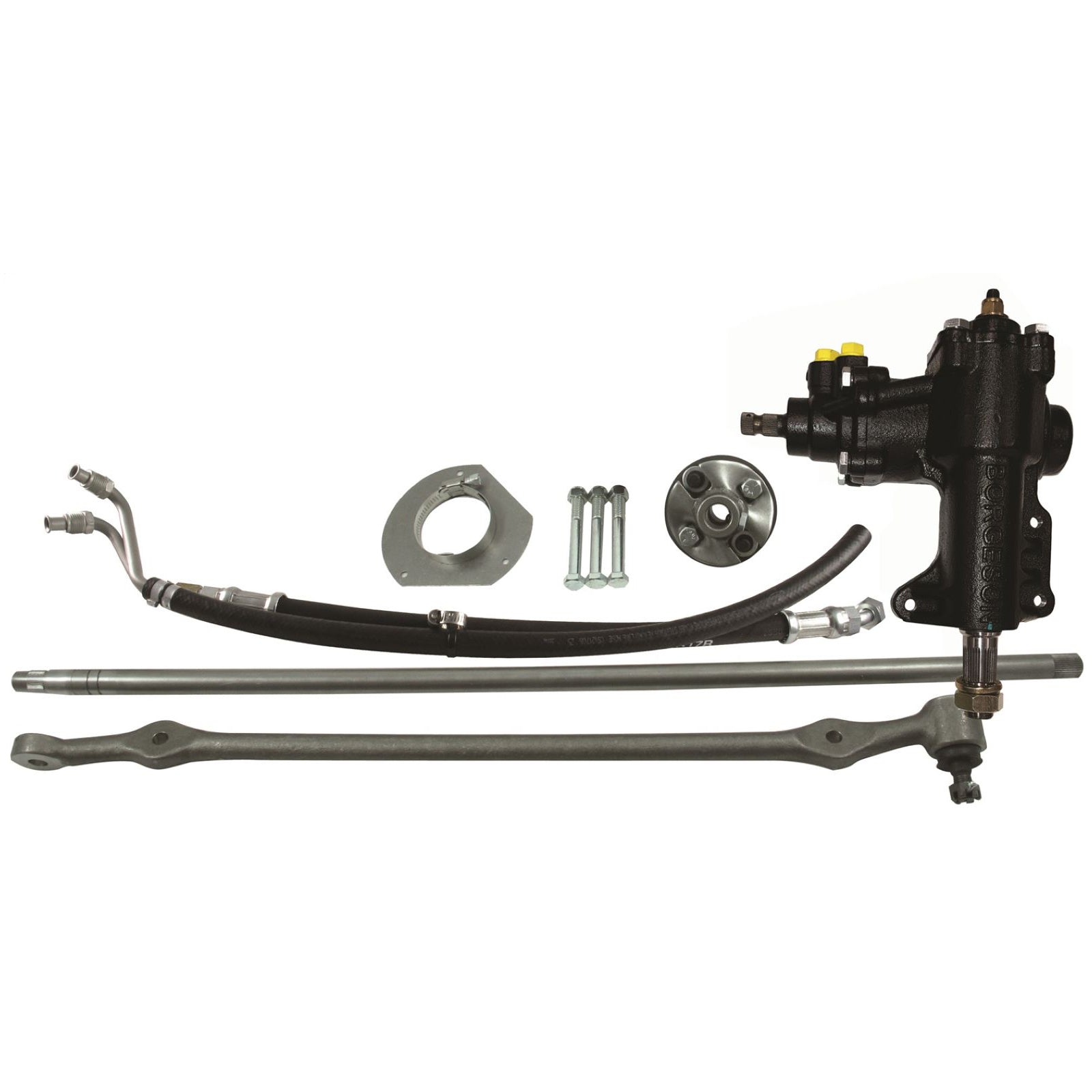 Borgeson - Steering Conversion Kit - P/N: 999023 - 1965-1966 Mustang complete power steering conversion kit. Fits 65-66 Mustangs with factory power steering and V-8. Includes all necessary components for conversion.
