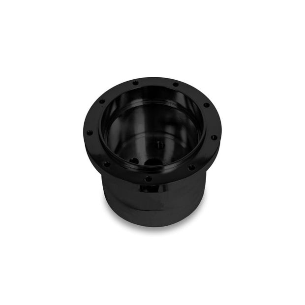 NINE BOLT BLACK BILLET ALUMINUM STEERING WHEEL HUB ADAPTER FOR '54-'66 GM