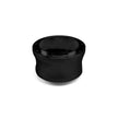 NINE BOLT SHORT BLACK BILLET ALUMINUM STEERING WHEEL HUB ADAPTER FOR '64-'66 GM