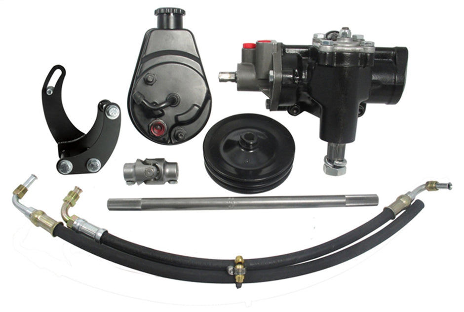 Borgeson - Steering Conversion Kit - P/N: 999014 - 1958-1964 Chevy complete power steering conversion kit. For cars with a SBC/SWP and a 3/4 in.-36 spline column.