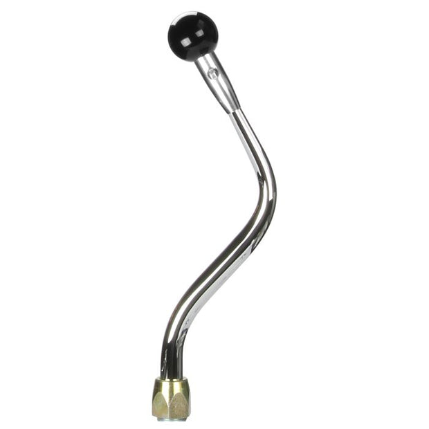 LOKAR ES Shifter Ford 6R80 Chrome 12" Bench Bend Lever Black Muscle Car Knob ES6R80JQB
