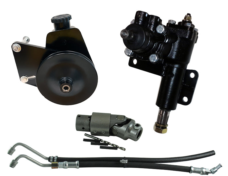 Borgeson - Steering Conversion Kit - P/N: 999065 - 1962-1972 Mopar complete power steering conversion kit. Fits 62-72 Mopars with 1-1/8in. Pitman shaft and 383/440. Includes all necessary components for conversion.