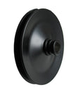 Borgeson - Power Steering Pulley - P/N: 801105 - Black steel power steering pump pulley. 5-1/2 in. Diameter 1-Row V-Belt press-on style.