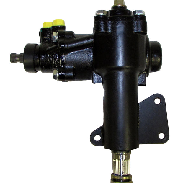 Borgeson - Power Steering Box - P/N: 800114 - Power steering conversion box for 66-77 Ford Mid-Size cars. 1-1/8 in. Sector shaft with 11/16 in.-36 spline input shaft. New modern power steering box.