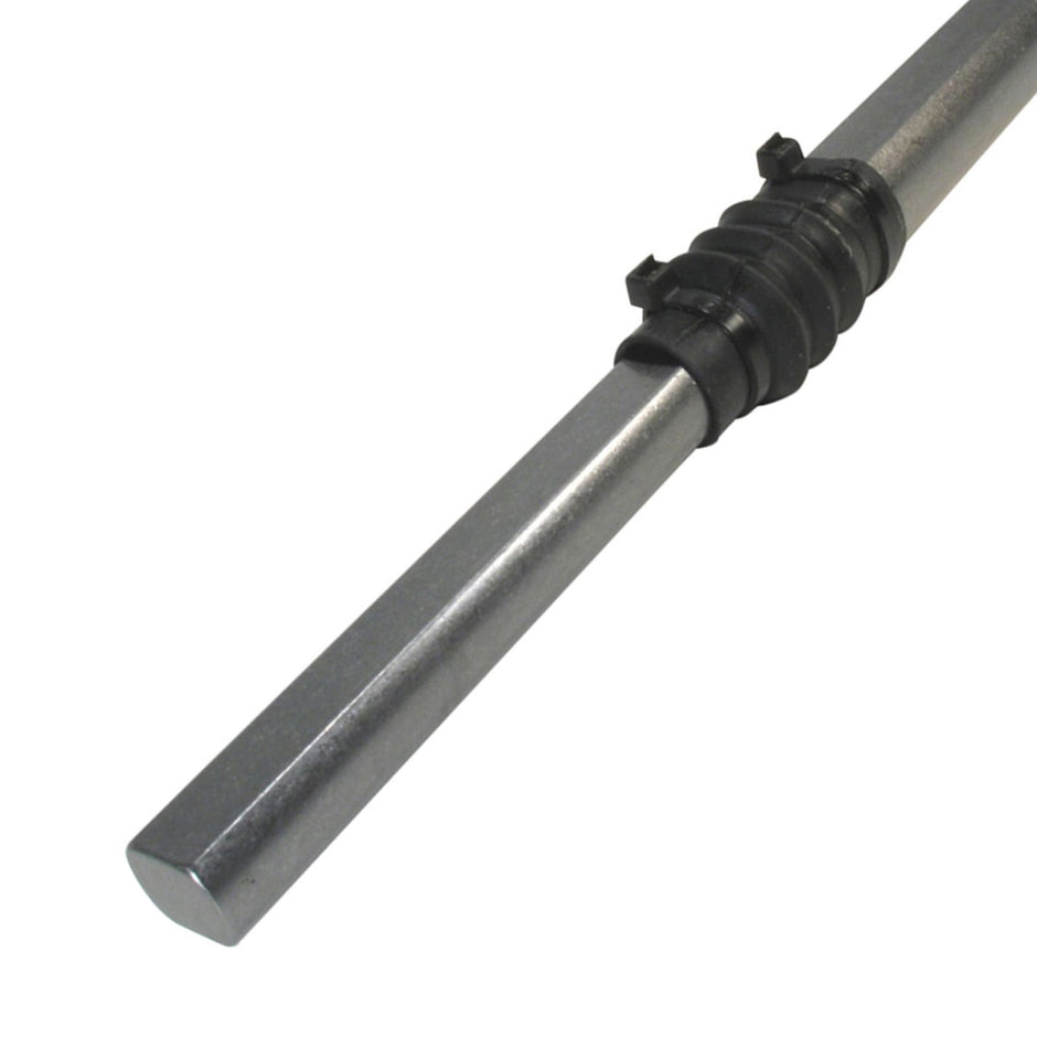 Borgeson - Steering Shaft - P/N: 460018 - Steel collapsible steering shaft. 18-1/2 in. Length with 3/4 in. Double-D and 1 in. Double-D ends.