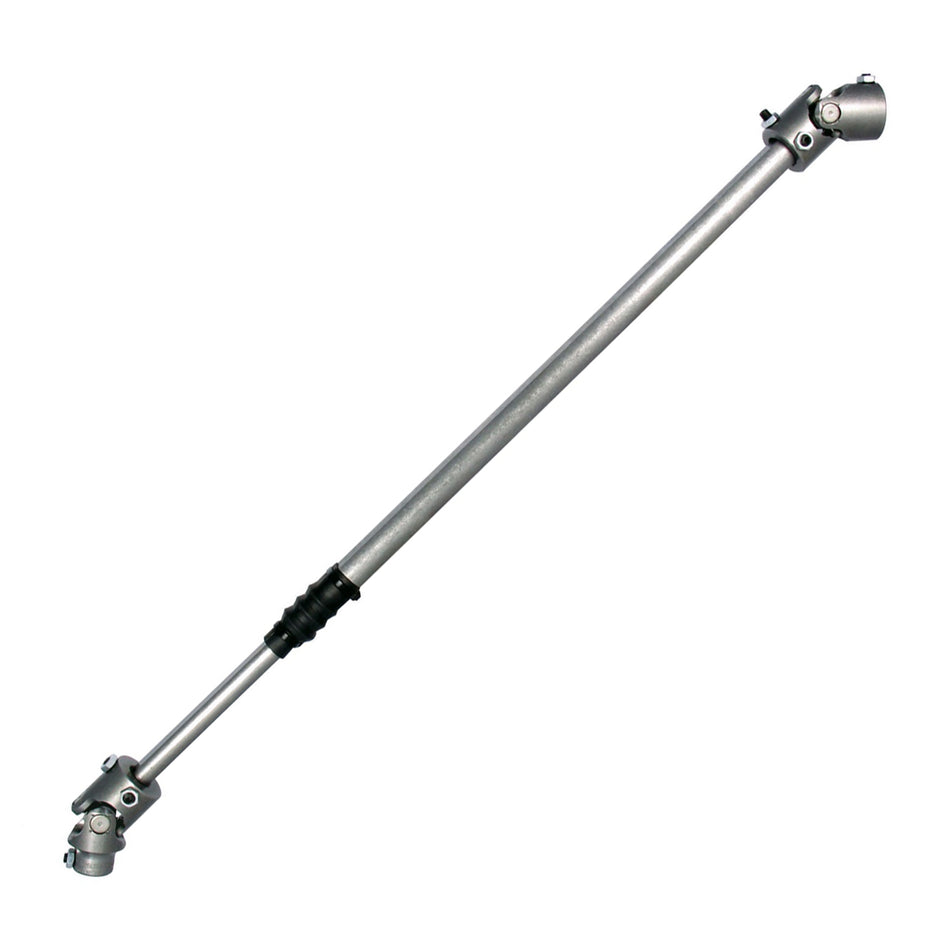 Borgeson - Steering Shaft - P/N: 000973 - 1966-1975 Ford Bronco heavy duty telescopic steel steering shaft. Connects from factory column to steering box. Extreme duty with two billet steel universal joints. Stock column requires modification for installat