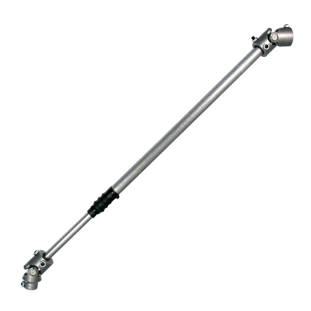 Borgeson - Steering Shaft - P/N: 000973 - 1966-1975 Ford Bronco heavy duty telescopic steel steering shaft. Connects from factory column to steering box. Extreme duty with two billet steel universal joints. Stock column requires modification for installat