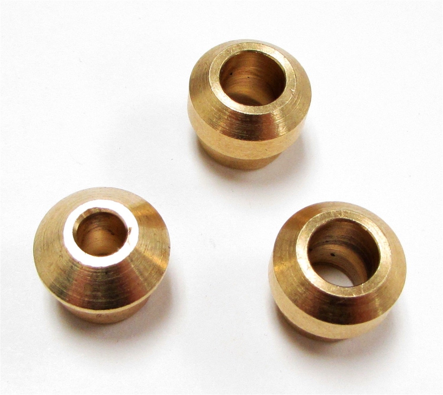 Borgeson - Flare Fitting Adapters - P/N: 925122 - GM O-Ring to Inverted Flare Adapter Set. Includes 3 Flare adapters to convert late model GM O-ring type steering boxes and pumps to inverted flare seat.