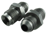 Borgeson - AN Hose Adapters - P/N: 925121 - Power Steering Hose Adapter Set. Adapts Borgeson Ford power conversion box to a -6AN for custom hose applications. Stainless Steel. -6AN to 16MM X 1.5 Flare.
