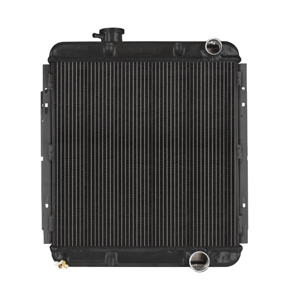65-66 Ford Mustang 289 Manual Aluminum Performance Radiator Black Night Rider Series FOM564B