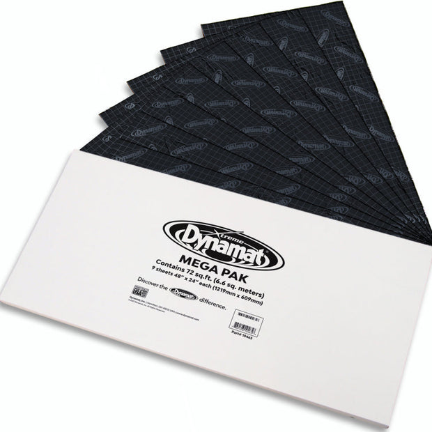 Dynamat Xtreme Sound Deadening Car Insulation Mega Pack