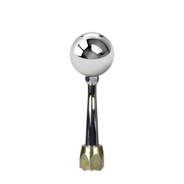 LOKAR ES Shifter GM 4L80 Chrome 6" Straight Lever Polished Round Knob ES4L80FRP
